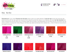 Tablet Screenshot of dyenamite.com
